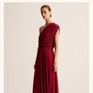ESSE Bonachi One Shoulder Dress Cherry size AU8